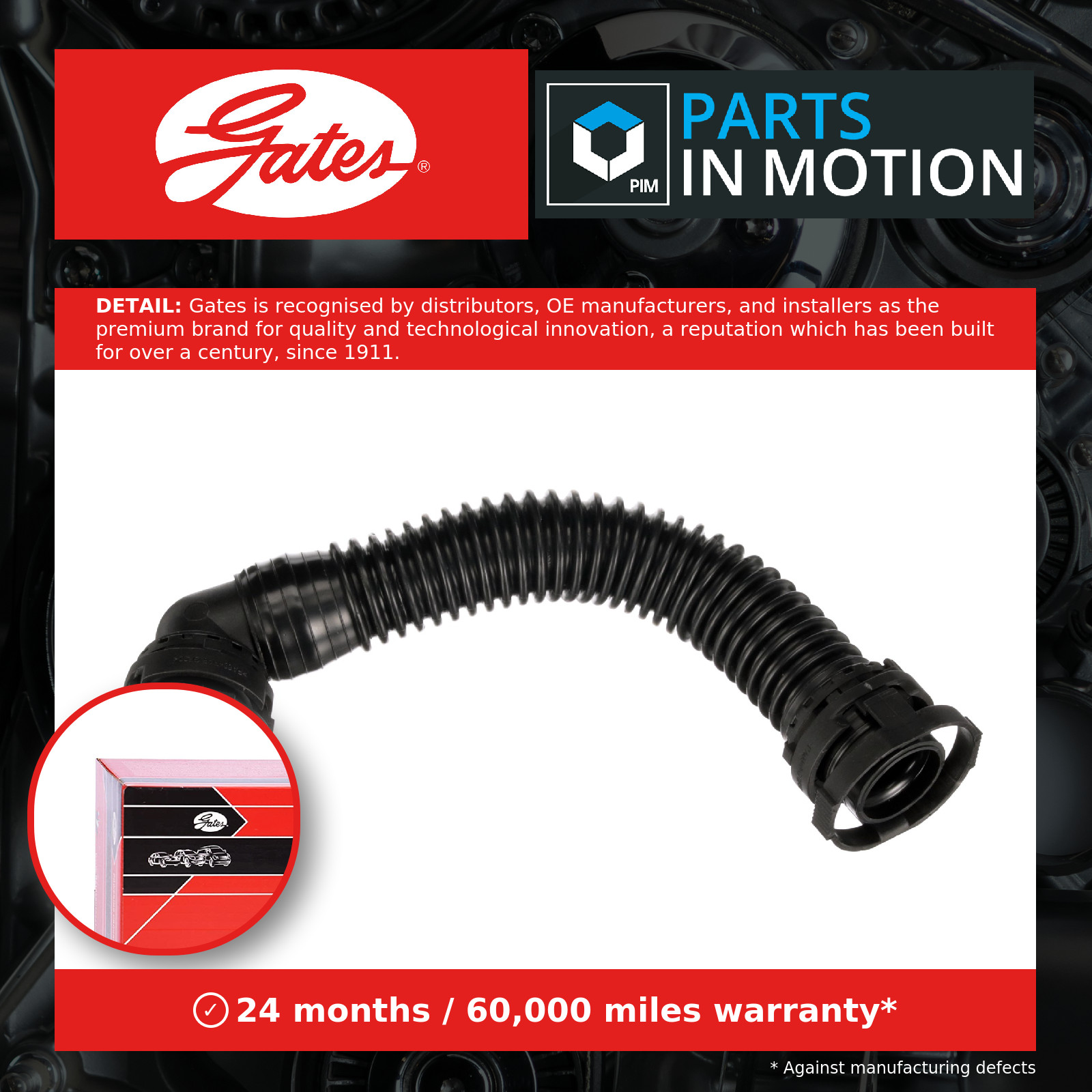 Fits GATES-PRZEWODY EMH486 AIR SUPPLY HOSE BLOWER ⭐UK Stock⭐ - Image 5