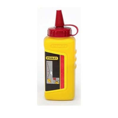 Stanley Schlagschnurkreide 225g rot wasserfest,schwer löslich Ku.-Flasche