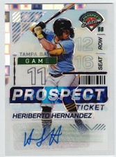 2024 Panini Prospect Edition Heriberto Hernandez Rookie Pandora /5 Autograph #76
