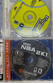 SEGA Dreamcast console bundle w/ 5 games & controller- Tested