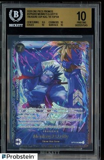 2026 ONE PIECE PROMOS #092 MONKEY D. LUFFY TREASURE CUP TOP 64 BGS 10 PRISTINE