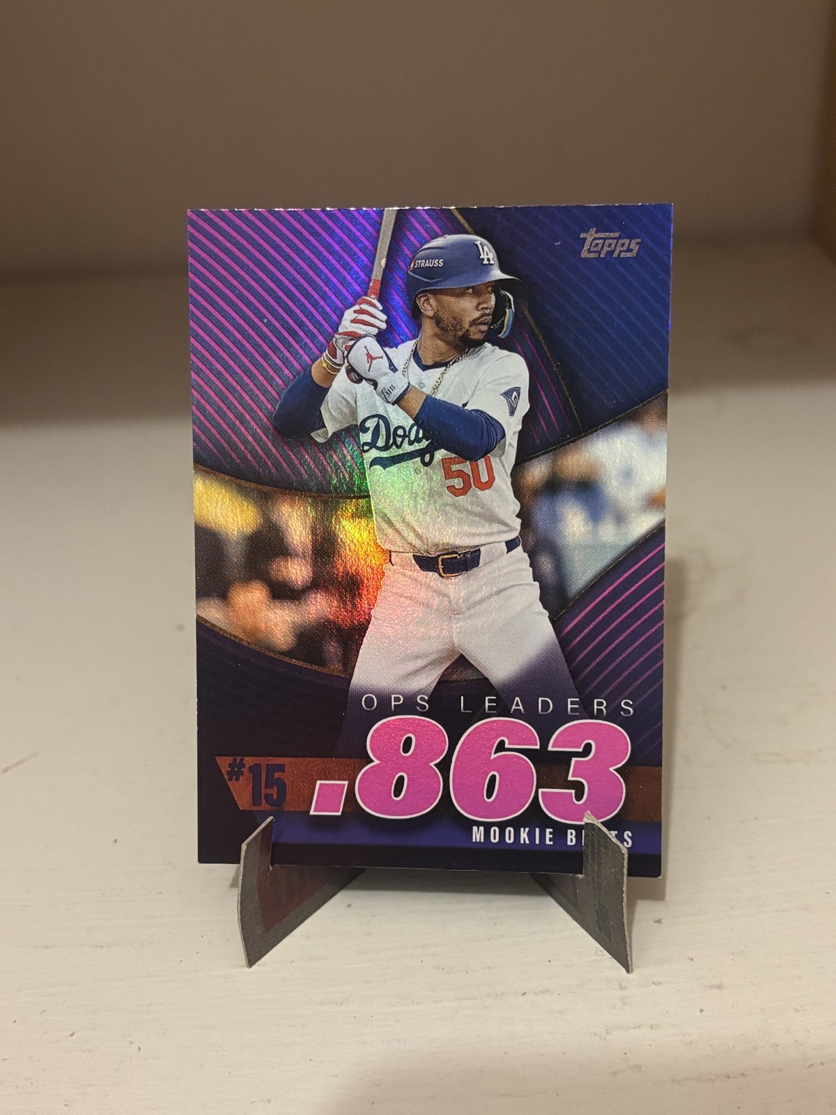 Mookie Betts #OPS-15 Baseball Cards 2025 Topps OPS Best trading card — raw and PSA graded price guide