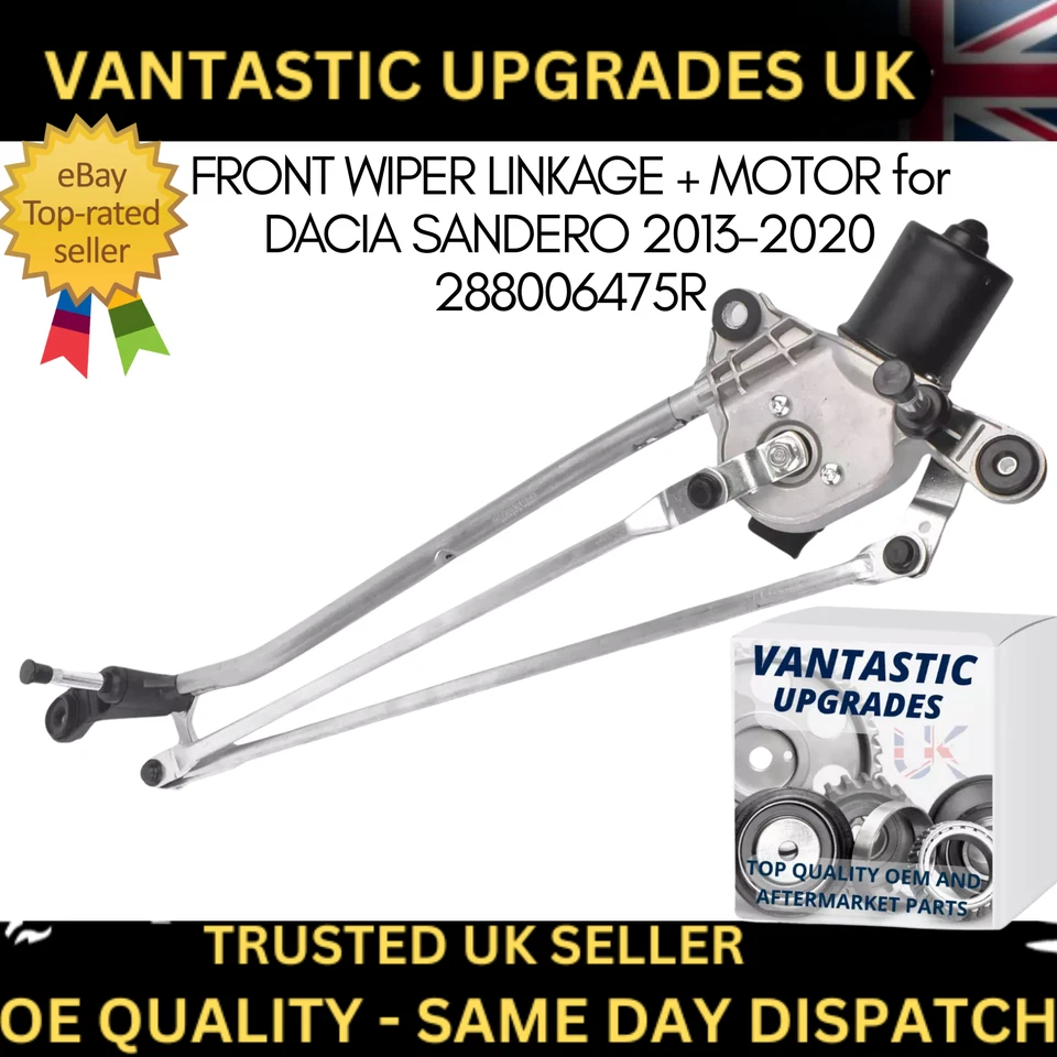 FRONT WIPER LINKAGE + MOTOR COMPLETE FOR DACIA SANDERO 2013-2020 288006475R