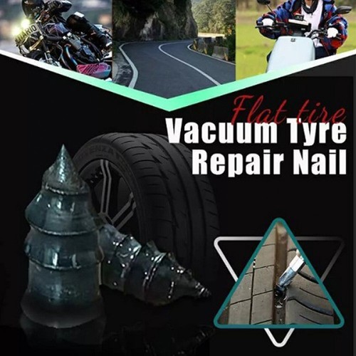 40 Pc Car Vacuum Tire Tubeless Tyre Puncture Repair Rubber Screw Nails Kit Set - Picture 23 of 24