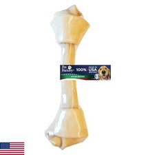 Pet Factory 100% Made In USA Beefhide 13-15" Knotted Bone Dog Chew Treat