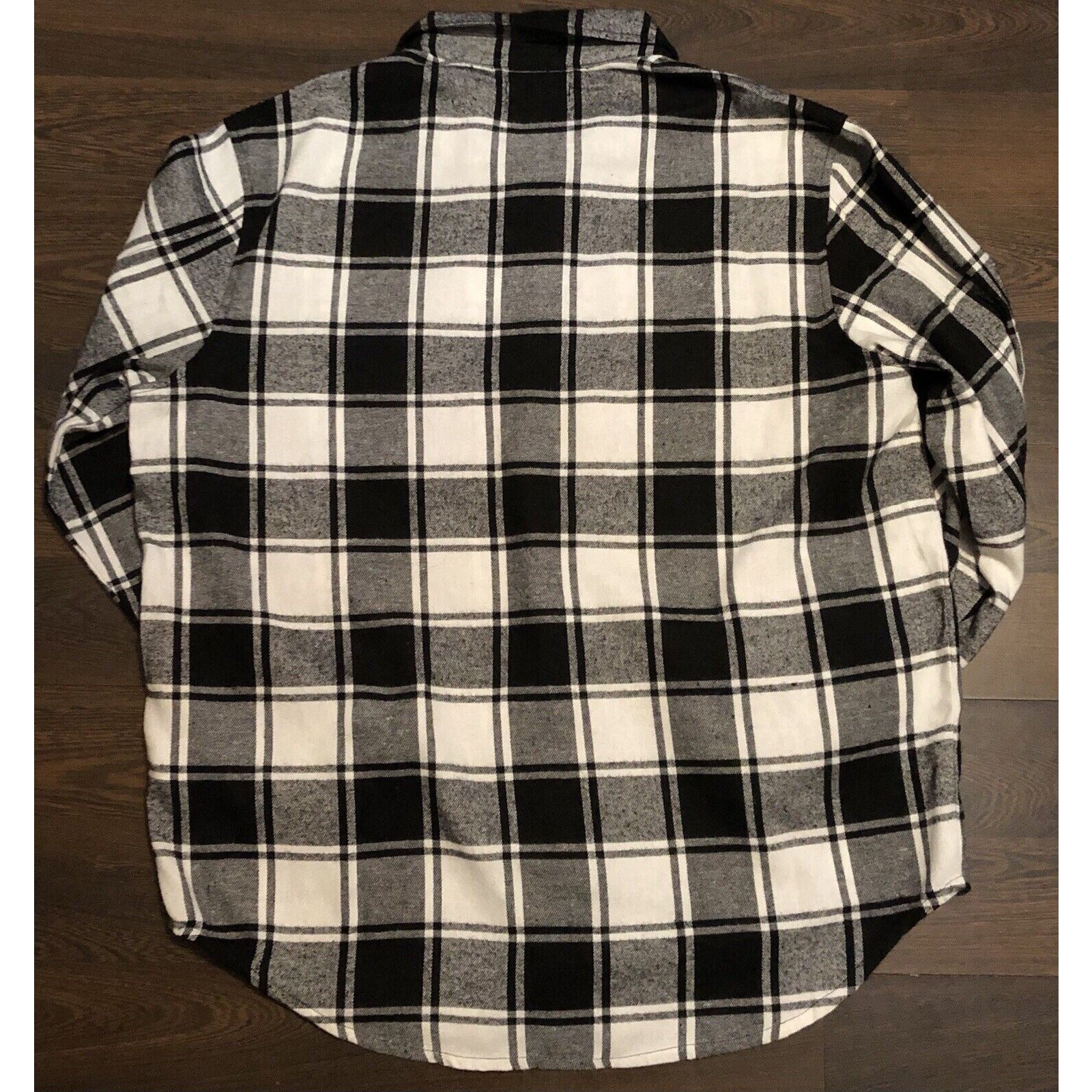 RareTrue Religion Flannel Shirt Plaid L Snap Western Logo On Pockets Mens Sz XL thumbnail 5