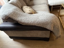 Sofa In Good Condition 2 Seater Grey Fabric Used