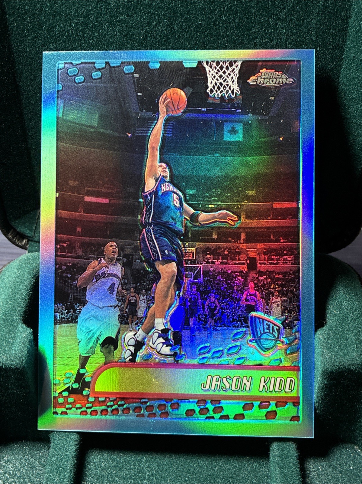 2001-02 Topps Chrome - Jason Kidd #80 Refractor HOF