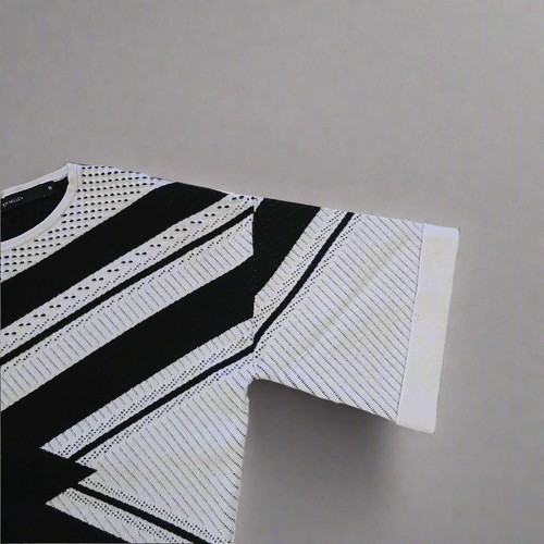 Karen Millen - Black and White Stripped Top - Size: M - Picture 3 of 14
