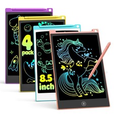 4 Pack LCD Writing Tablet 8.5 Inch Colorful Drawing Board Kids Travel Games