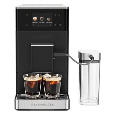 KitchenAid KF4 Espressomaschine Mattschwarz Automatische Eiskaffeemaschine