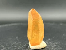 Natural Tangerine Quartz Crystal Specimen from Minas Gerais, Brazil