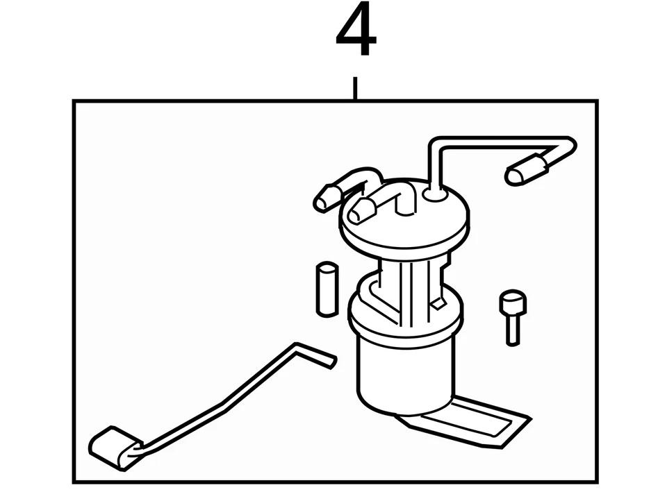 Ford Mercury Escape Mariner 2005-2007 emisor y bomba ASM 7M6Z9H307C - NUEVO OEM Foto 3 de 3