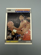 1987-88 Fleer #25 Brad Daugherty (ROOKIE) Basketball Card (Cleveland Cavaliers). rookie card picture