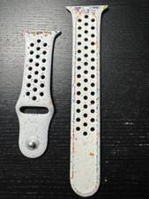 Apple Watch Nike Sport Band 45mm Genuine OEM Pure Platinum Flakes M/L