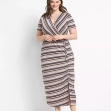 SUMMER CLEARANCE Lane Bryant Faux Wrap Maxi Dress Size 18/20