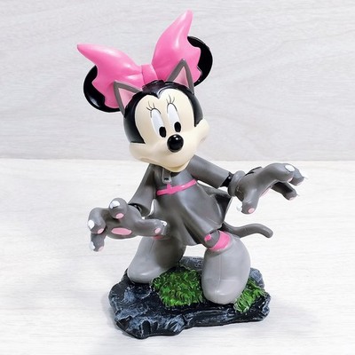 Disney Minnie Mouse Halloween Werewolf Cat Garden Statue Figurine 6'' Tall RARE