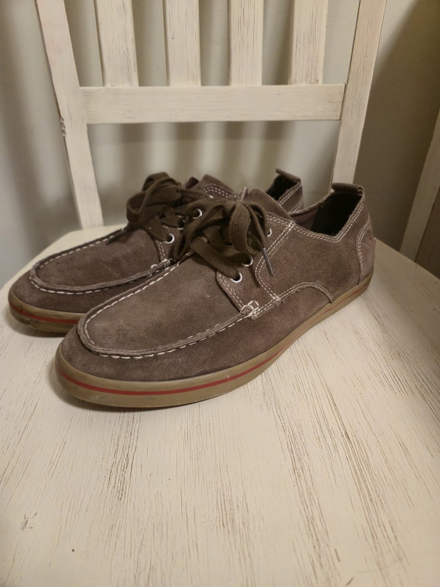 COLE  HAAN  NIKE AIR Leather Suede Shoes Men’s Cole Haan Air Suede Leather Casual Oxfords Two Tone Brown  main image 4