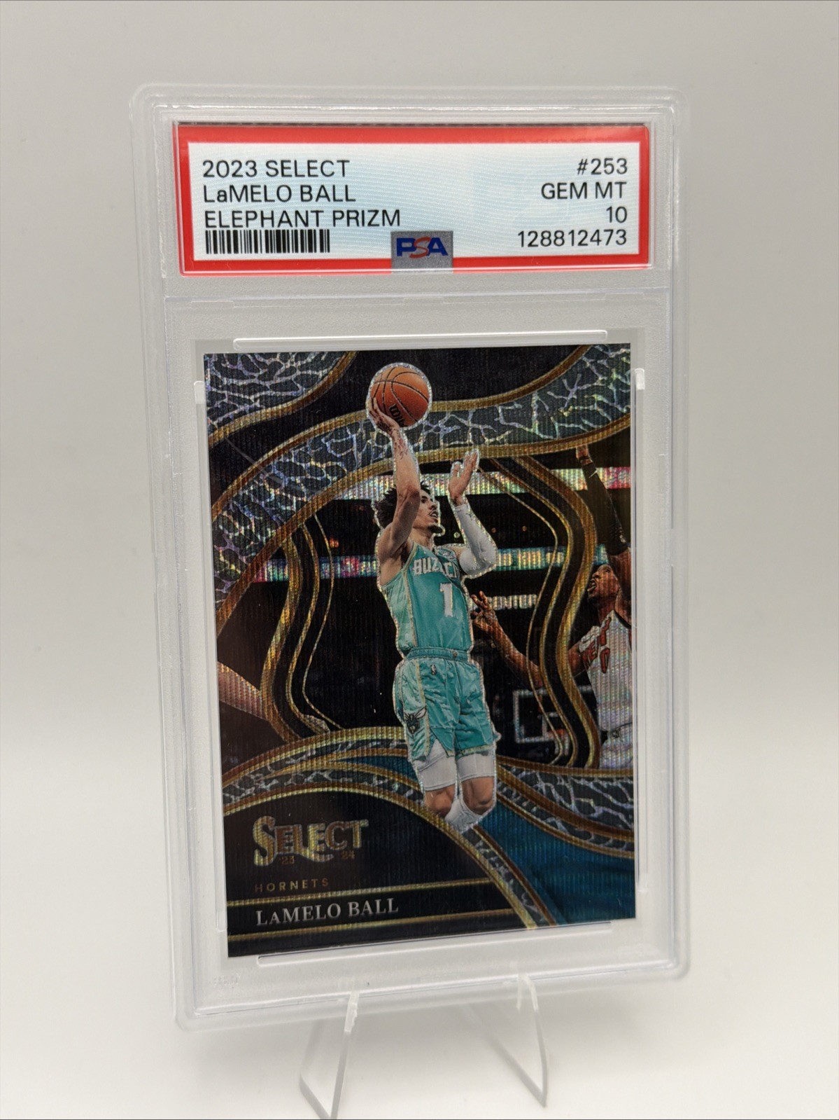 2023-24 Panini Select - Courtside LaMelo Ball #253 Elephant Prizm