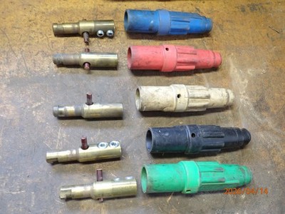 5  SMS 4-0 POWER PLUG CONNECTORS LISTING IS FOR ALL 5 RED BLUE WHITE GREEN BLACK