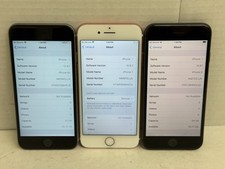 Apple iPhone Lot 6s, 7, 8 - A1688, A1863, A1660 - Read Desc