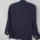 Chaps Ralph Lauren Blazer 100% Wool Gold Button Mens 40 L Sport Coat Jacket Blue — photo 3