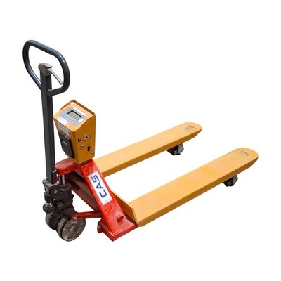 CAS CPS-1C Pallet Scale, 1000lbs x 1lb, 705mm W x 1200mm L Forks, w/ Charger