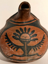 SPECTACULAR HISTORIC SAN ILDEFONSO/ZUNI PICTORIAL POTTERY PITCHER,EXCELLENT,NR!