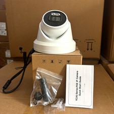 VIKYLIN 4K 8MP IR Turret IP Camera MIC Speaker Outdoor Waterproof CCTV Security