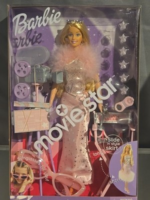 *READ* Movie Star Barbie Doll International Version w/Slide  n  Style Skirt 2003