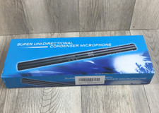 Uni Directional Condenser Microphone w/Foam Cover For Interviews Podcasts  More
