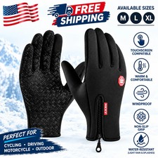 Thermal Windproof Waterproof Winter Gloves Touch Screen Warm Mittens Men Women