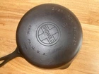GRISWOLD 8 Cast Iron Skillet 704 S Erie PA USA Double Pour 8" SMOOTH FINISH !!!