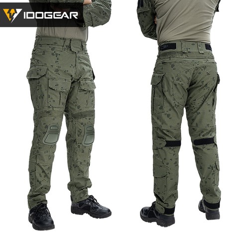 IDOGEAR G3 Combat Pants w/ Knee Pads Airsoft Tactical Trousers Black Paintball - 第 21/29 張圖片