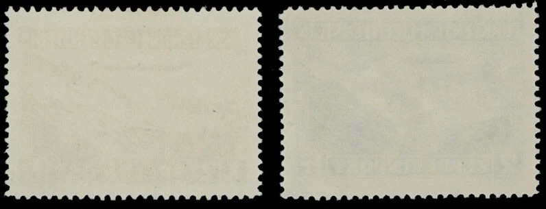 1931, LIECHTENSTEIN-AIR POST, ZEPPELIN ISSUE, COMPLETE SET OF 2, NH, SC. #C7-8 - Image 2 of 2