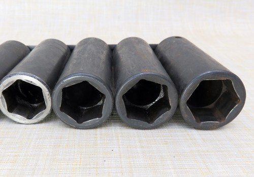 Snap-on 315SIMMYA Impact DEEP Socket Set 6PT 1/2" Drive 14PCS READ - Picture 4 of 6