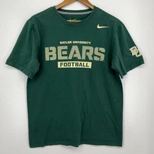 Nike T-Shirt Men's L Green Baylor Bears Football NCAA