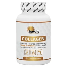 Fish Collagen Hydrolysate Tablets – NatiCol for Skin Hydration & Repair – Sowelo