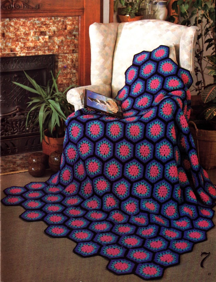 Libro de afganos a ganchillo y tejido Foto 4 de 4