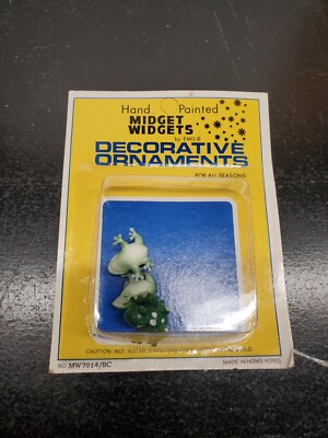 Hand Painted Midget Widgets by Emilie Decorative Ornaments - New - Frogs