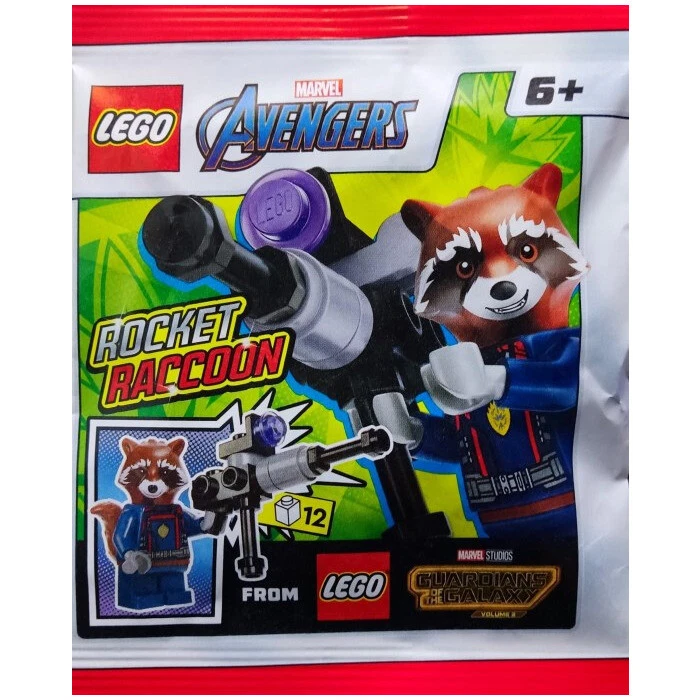 LEGO Marvel Avengers Rocket Mapache Bolsa de Papel 242404 (SELLADO)