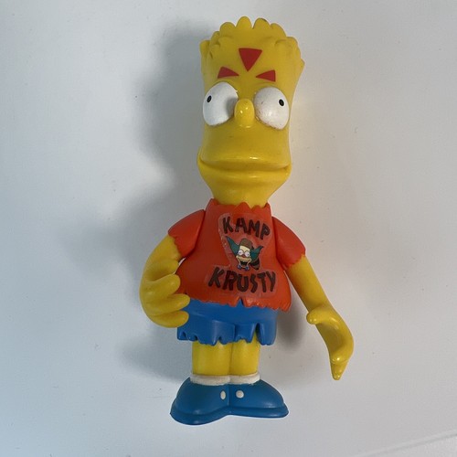 Playmates The Simpsons KAMP KRUSTY BART SIMPSON FIGURE World of Springfield (3) - Imagen 3 de 7
