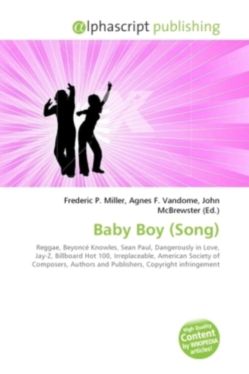 Frederic P. Miller (u. A.) | Baby Boy (song) | Taschenbuch | Englisch