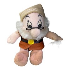 Doc Snow White And The Seven Dwarfs 8  Disneyland Beanbag Plush  -NWT