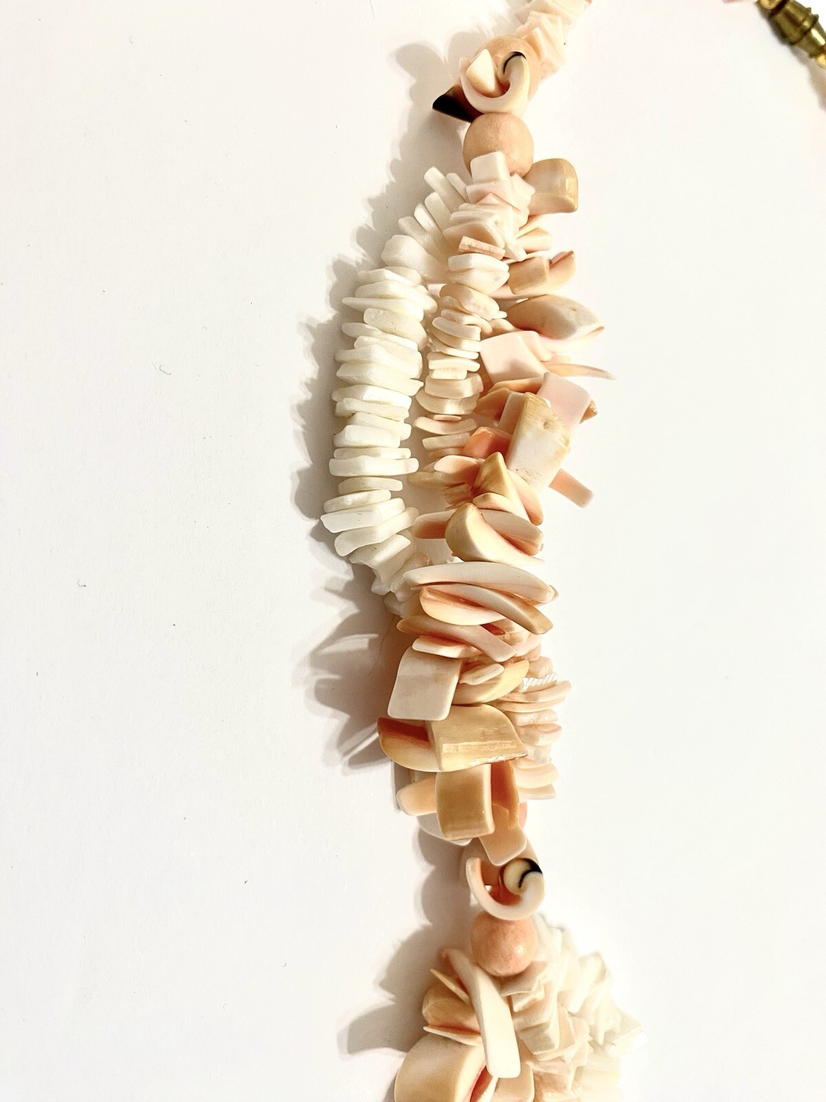 Vintage Clam Shell Massive Statement Necklace Mer… - image 11