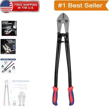 Heavy-Duty 30-Inch Bolt Cutter with Anti-Slip Grip and Strong Steel Blade