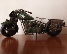 Harley Davidson Motor Cycles Modell CW-51 Spielzeug Vintage Hasbro US Army, Hand Made