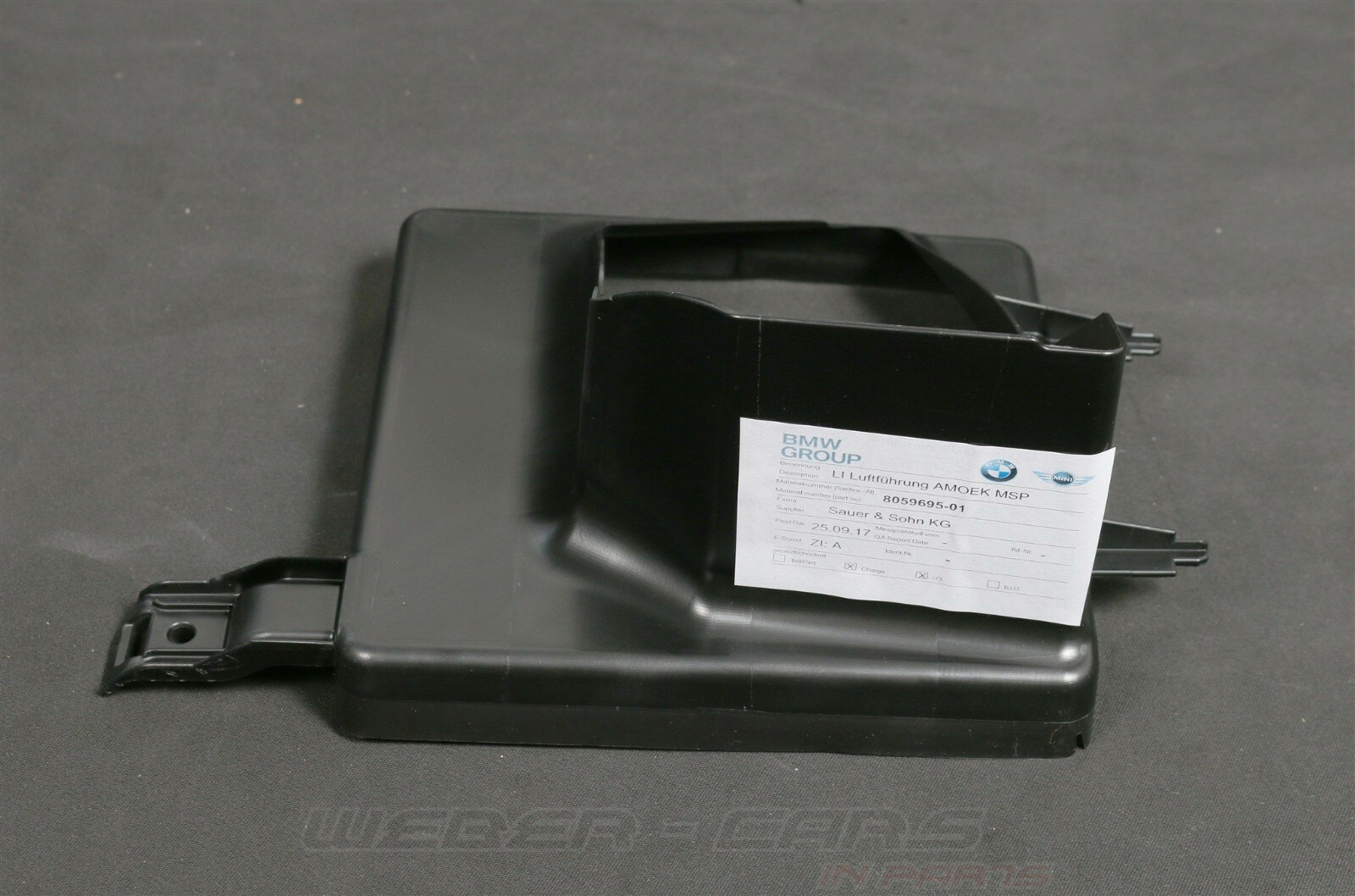 0km 8059695 New Org BMW 8er G15 Coupe Air Intake Air Duct Cooling  