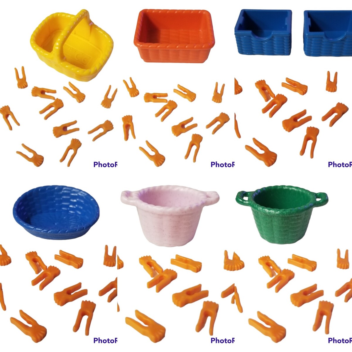 Playmobil set 5407 Clothespin 20pc Laundry Victorian Mansion