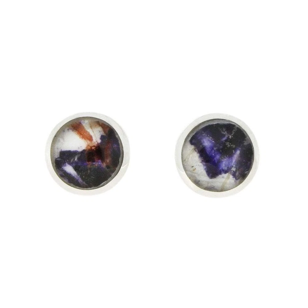 Blue john stud earrings deals